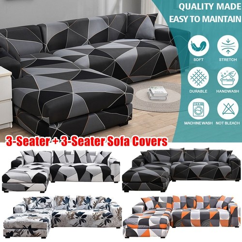 Sectional couch covers 2pcs - sectional,